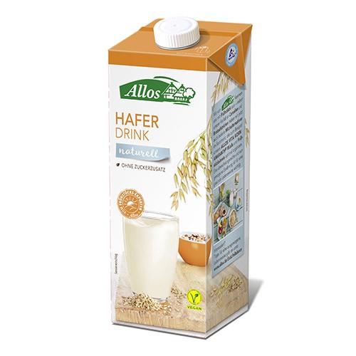 Økologisk Havredrik 1 Liter fra Allos - Mælkefri Drik