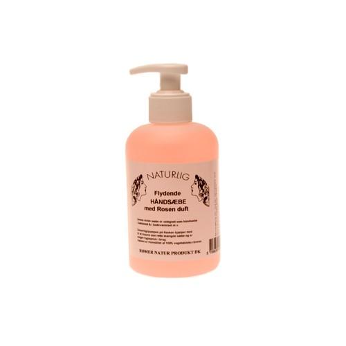 Flydende Håndsæbe med Rose og Pumpe - 330 ml