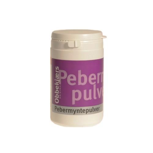 Pebermyntepulver 170 g fra Obbekjærs - Sundhed & Fordøjelse