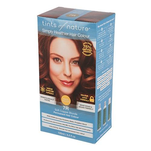Hårfarve 7r Soft Copper Blonde - Økologisk Pleje 120 ml
