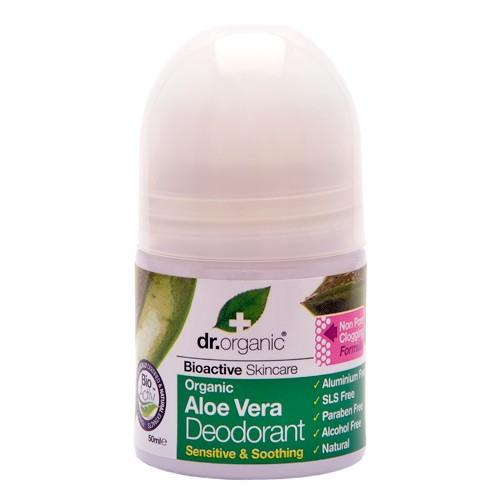 Aloe Vera Deo Roll On 50 Ml fra Dr. Organic - Økologisk Pleje