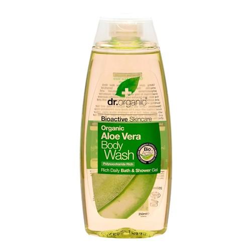Aloe Vera Bade- og Brusegel fra Dr. Organic - 250 ml