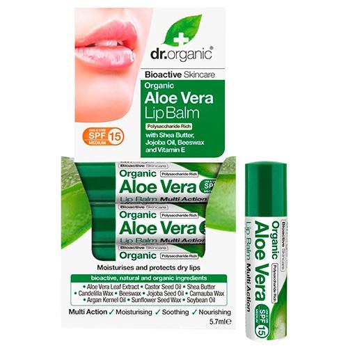 Aloe Vera Læbepomade - Rabat fra Dr. Organic