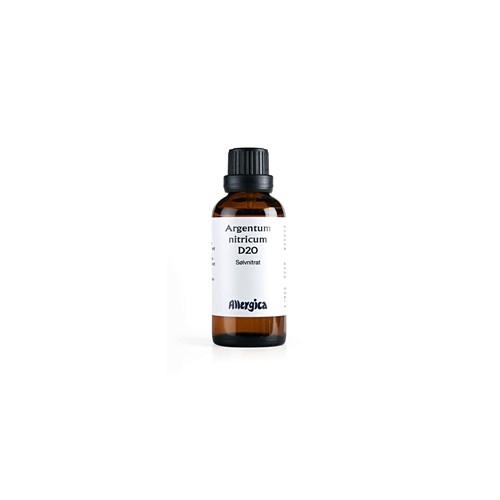 Argentum Nitricum D20 50 Ml - Homøopatisk Lægemiddel