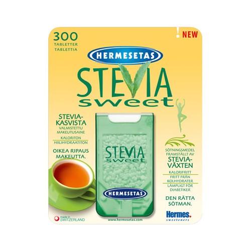 Stevia Sweet Hermesetas 300 Tabletter - Økologisk Sødemiddel