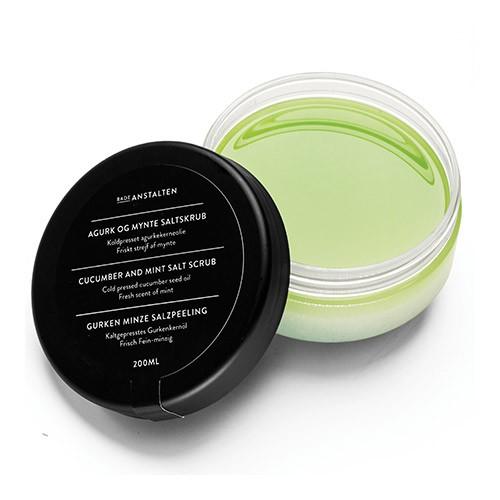Saltskrub med Agurk & Mynte - 200 ml fra Badeanstalten