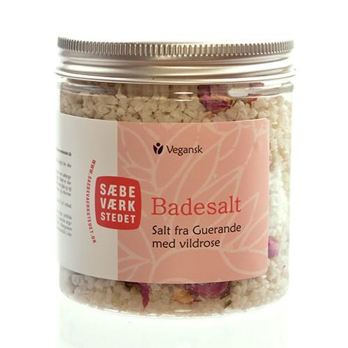 Badesalt med Vildrose - 200 g fra Sæbeværkstedet