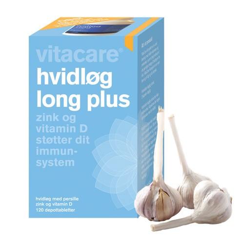 Hvidløg Long Plus 120 Tabletter fra Vitacare - Sundhedstilbud