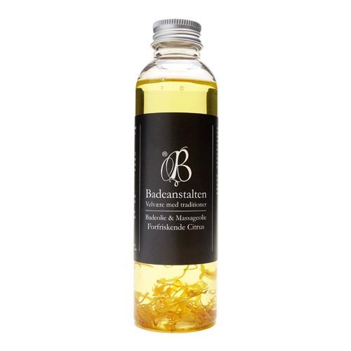 Forfriskende Citron Badeolie 150 Ml fra Badeanstalten