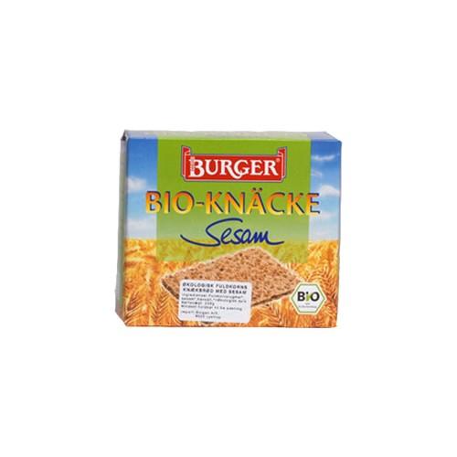 Økologisk Sesam Knækbrød 250 g fra Burger - Udsalg!