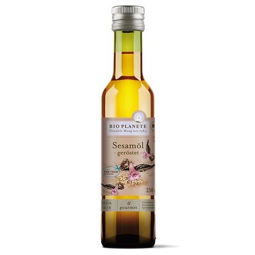 Ristet Økologisk Sesamolie 250 Ml fra Bioplanète