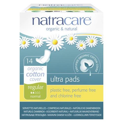 Natracare Regular Bind med Vinger - 14 Stk