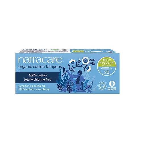 Økologiske Tamponer Regular - 20 Stk fra Natracare