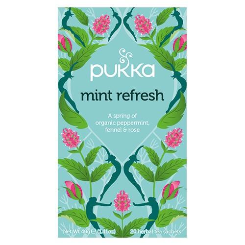 Økologisk Refresh Mint Te - 20 Breve fra Pukka