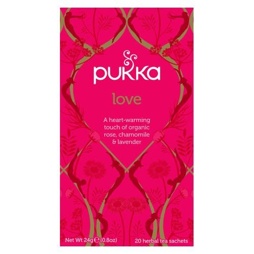 Pukka Love Te med Rose & Kamille - Økologisk 20 Breve