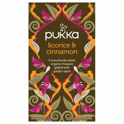 Økologisk Licorice & Cinnamon Te - 20 Breve fra Pukka