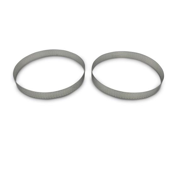 Perforeret Tærtering, Ø 16 Cm - 2 Stk. Hurtig Levering!