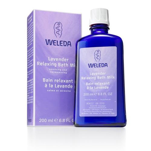 Afslappende Lavendel Badeolie 200 Ml fra Weleda