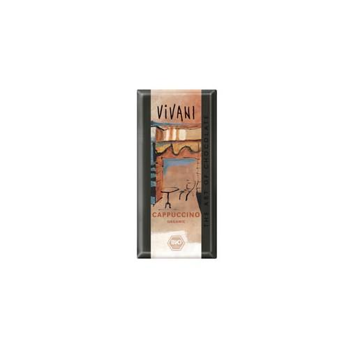 Økologisk Cappuccino Chokolade 100 Gram fra Vivani
