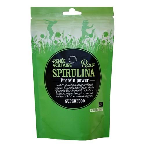 Økologisk Spirulina Pulver 100 Gram fra René Voltaire