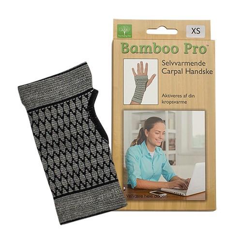 Selvvarmende Carpal Handske fra Bamboo Pro - 1 Stk