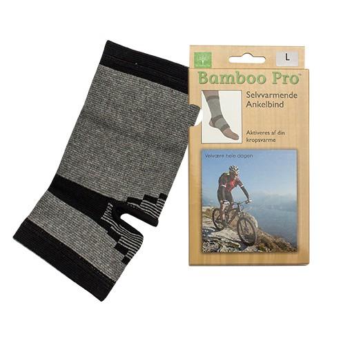 Selvvarmende ankelbind fra Bamboo Pro - Økologisk kvalitet
