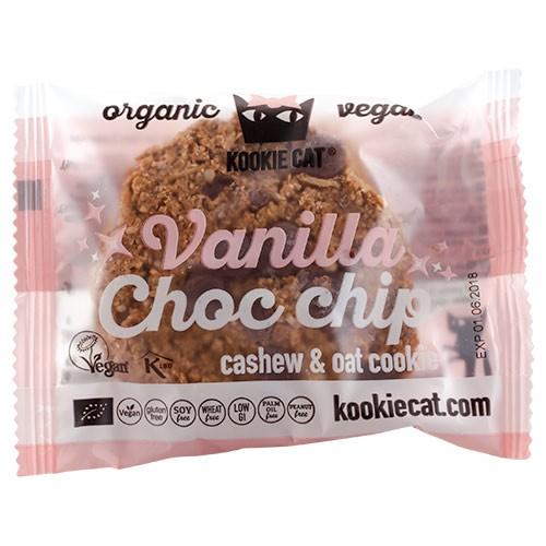 Kookie Cat Økologisk Vanilje Chokolade Chips 50 Gram