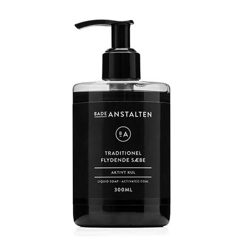Aktivt Kul Flydende Sæbe 300 Ml fra Badeanstalten