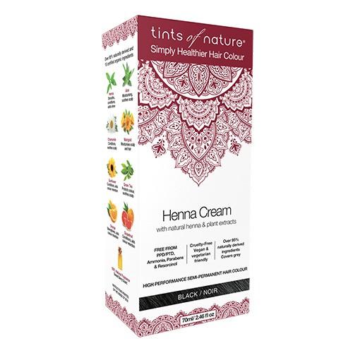 Henna Hårfarve Creme - Sort 70 ml fra Tints Of Nature