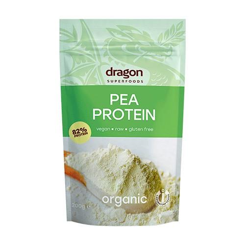 Økologisk ærteproteinpulver fra Dragon Superfoods - 200g