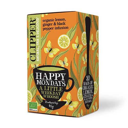Happy Mondays Økologisk Te - 20 Breve fra Clipper