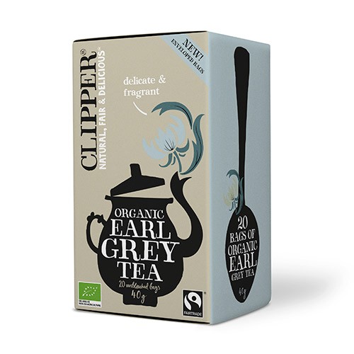 Økologisk Earl Grey Te - 20 Breve fra Clipper