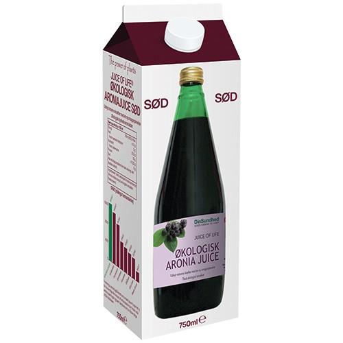 Økologisk Aronia Saft - Sød 750 Ml fra Livets Frugt