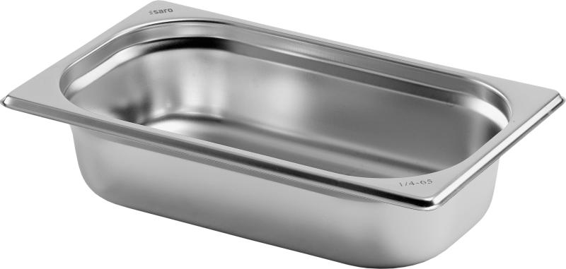 Budget Line GN Kantine 1/4 - Dybde 65mm, Rustfrit Stål