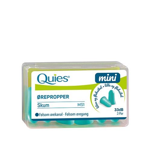 Mini Skum Ørepropper - 3 Par i Pakke fra Quies