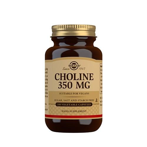 Choline 350mg - 100 Kapsler fra Solgar til Sundhed