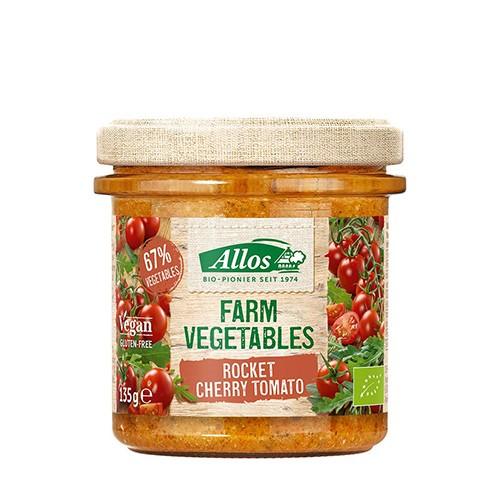 Økologisk Rucola- og Cherrytomat Smørepålæg 135g