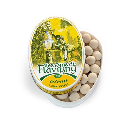 Økologiske Citronpastiller - 50 Gram fra Anis De Flavigny