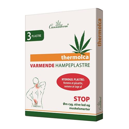 Varmende Hampeplastre - 3 Stk fra Cannaderm
