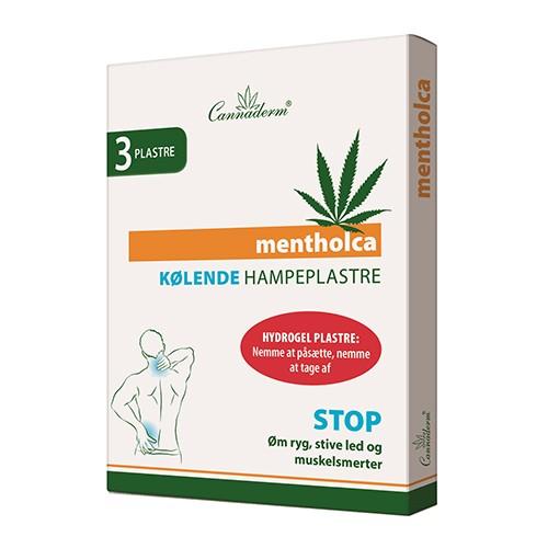 Kølende Hampeplastre med Menthol - 3 Stk i Pakke