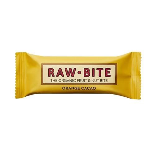 Økologisk Orange Cacao Bar - 50 Gram fra Rawbite