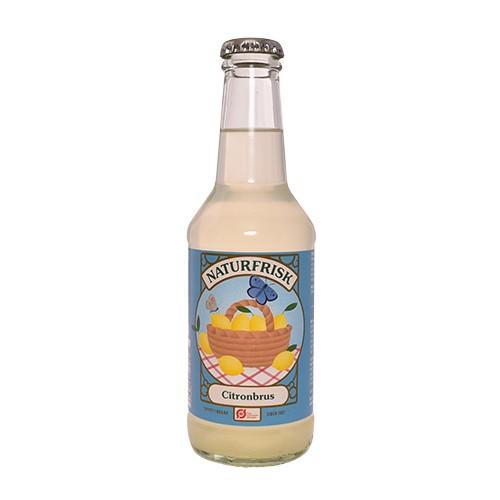 Økologisk Citronbrus Sodavand 250 Ml fra Naturfrisk