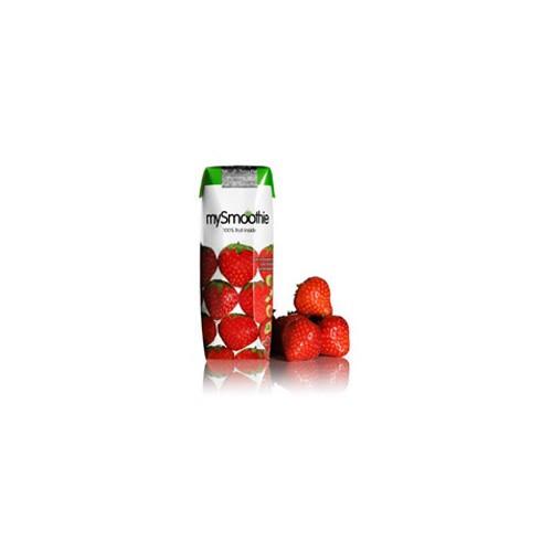 Jordbærsaft 250 Ml fra Mysmoothie - Økologisk kvalitet