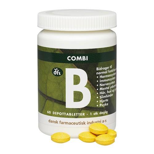 Combi B Depottabletter 60 stk - B-vitamin til sundhed