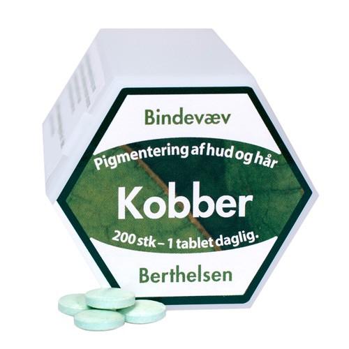 Kobber 2 Mg - 200 Tabletter fra Berthelsen