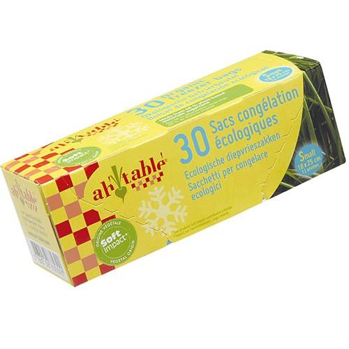 Bioplastik Fryseposer 1 Liter - 30 Stk fra Biogan