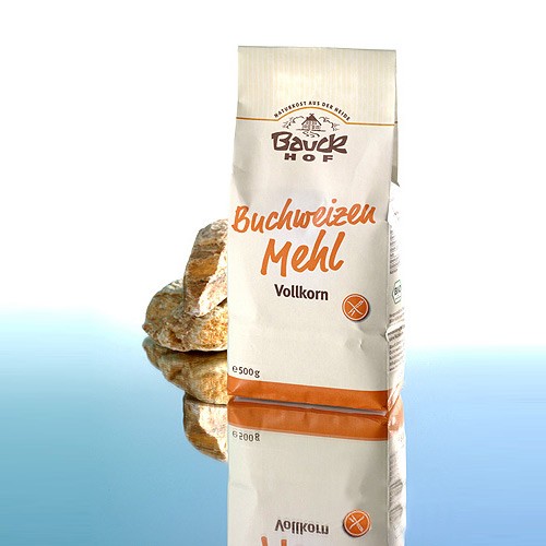 Økologisk Fuldkorn Boghvedemel Glutenfri 500 Gr fra Bauckhof
