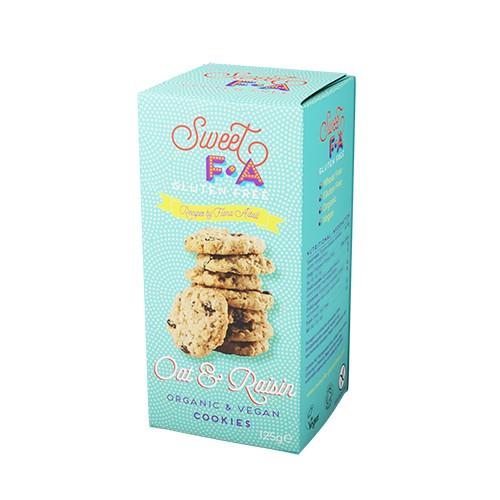 Økologiske Havre & Rosin Småkager fra Island Bakery 125g