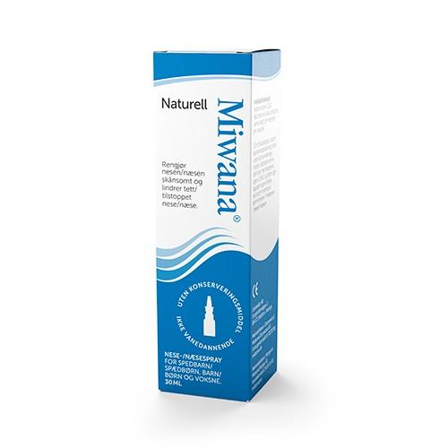 Naturlig næsespray 30 ml fra Miwana - Økologisk sundhed