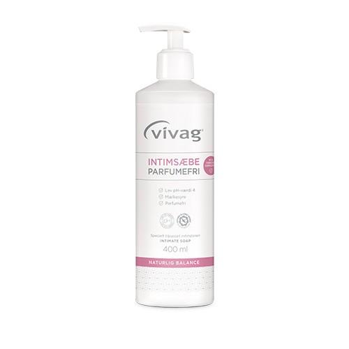 Parfumefri Intimsæbe 400 ml fra Vivag - Økologisk Pleje